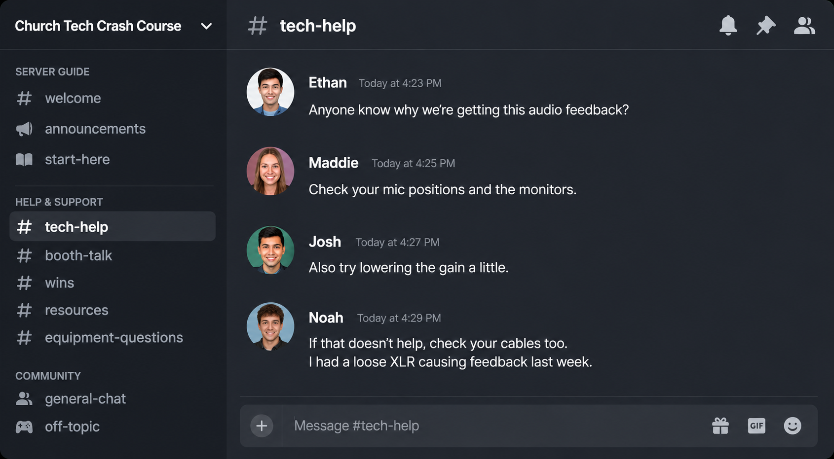 Church Tech Crash Course Discord community